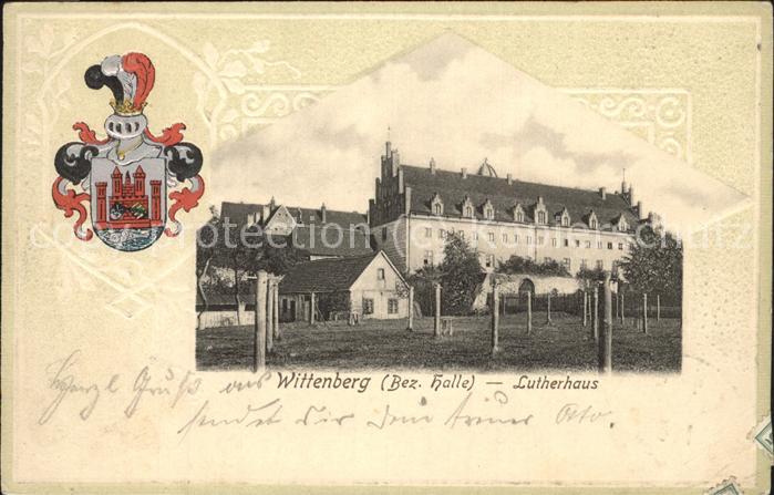 Wittenberg Lutherstadt Lutherhaus Ruestung Ritter Wappen
