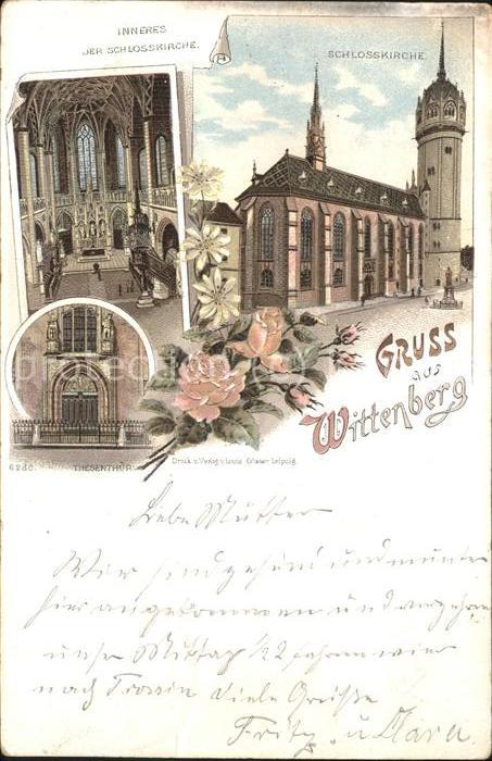 Wittenberg Lutherstadt Schlosskirche