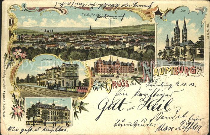 Naumburg Saale Post Bahnhof Dom