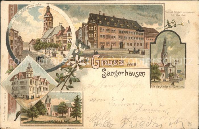 Sangerhausen Suedharz Kirche Denkmal Marienkirche