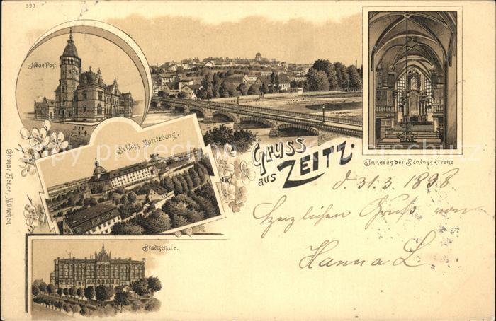 Zeitz Inneres Schlosskirche Schloss Moritzbur