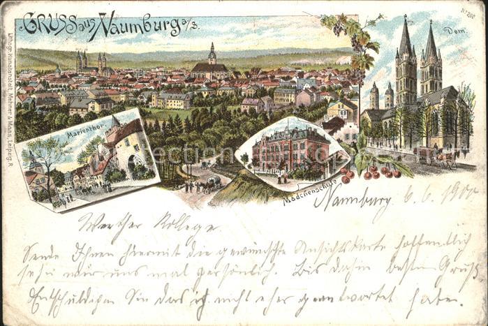 Naumburg Saale Mädchenschule Dom Marienthor