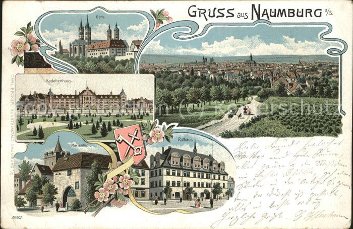 Naumburg Saale Rathaus Kadettenhaus Dom Wappen