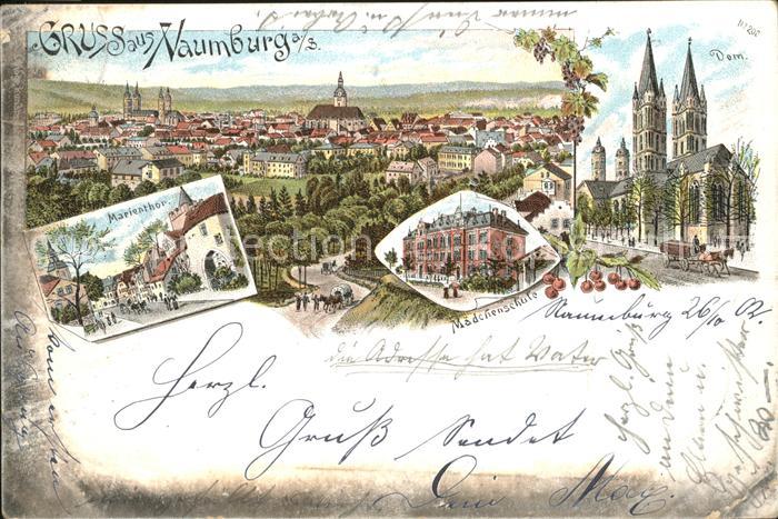 Naumburg Saale Mädchenschule Marienthor Dom