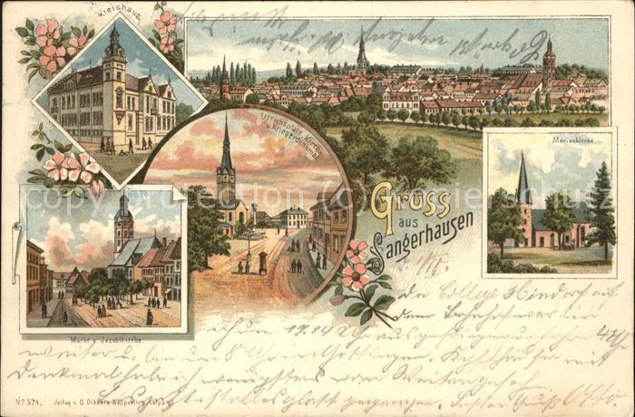 Sangerhausen Suedharz Stadthalle Marienkirche