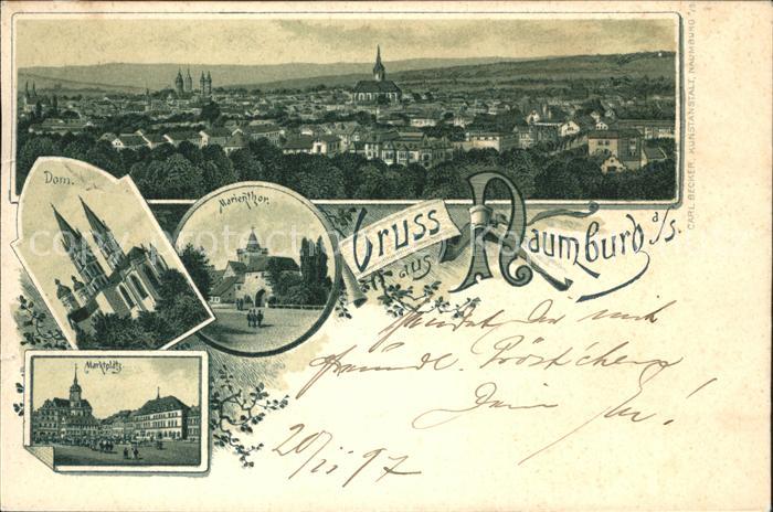 Naumburg Saale Marienthor Dom Marktplatz