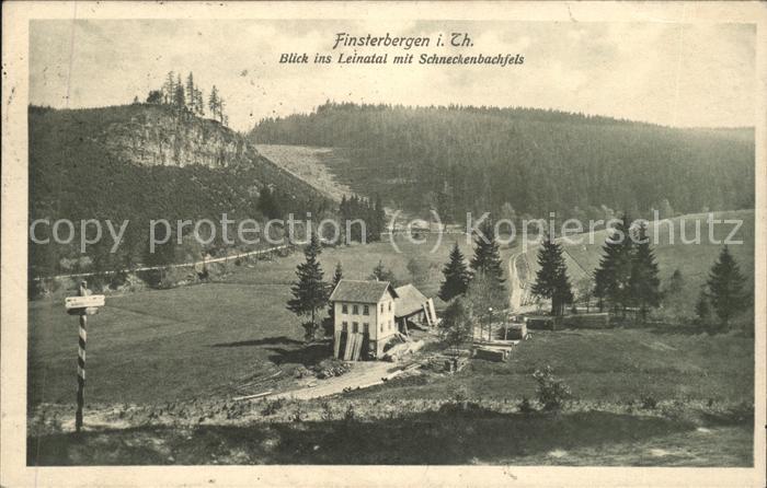 Finsterbergen Leinatal Schneckenbachfels