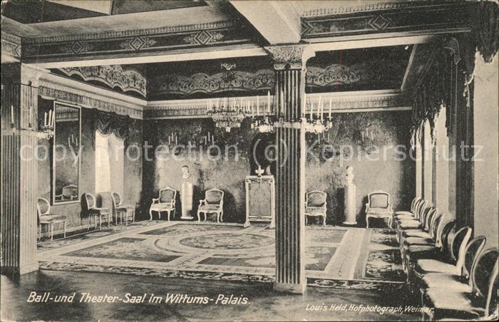 Weimar Thueringen Ball- Theater Saal Wittums Palais