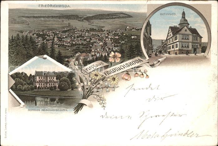 Friedrichroda Rathaus Schloss Reinhardsbrunn