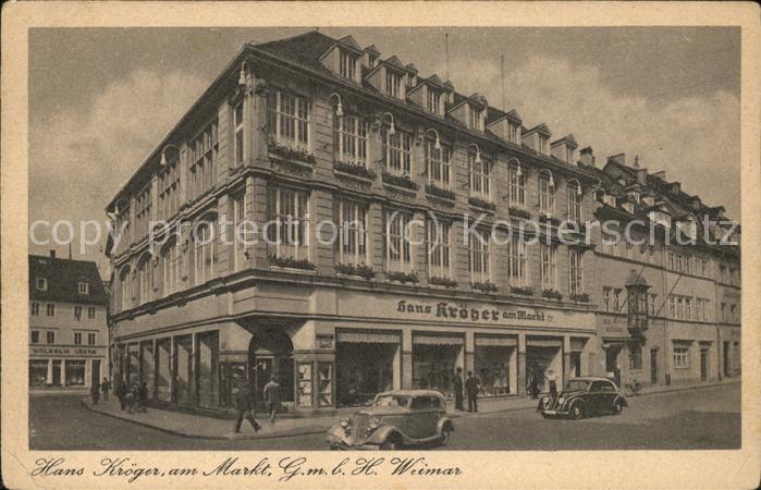 Weimar Thueringen Hans Kröger Markt