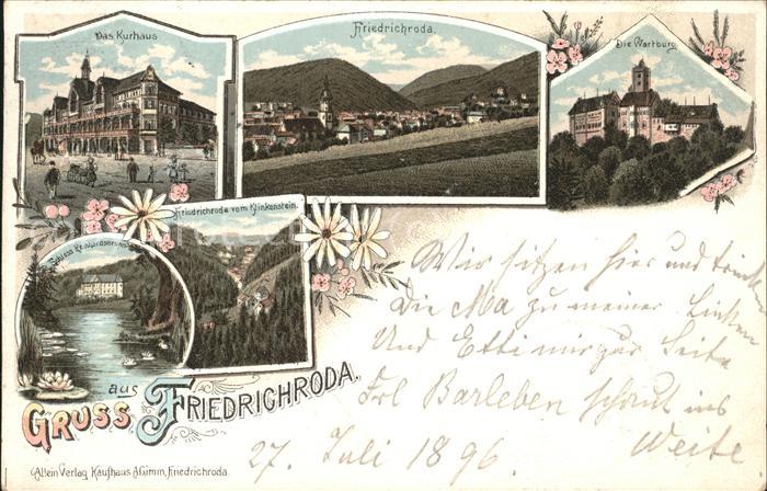 Friedrichroda Wartburg Kurhaus Klinkenstein