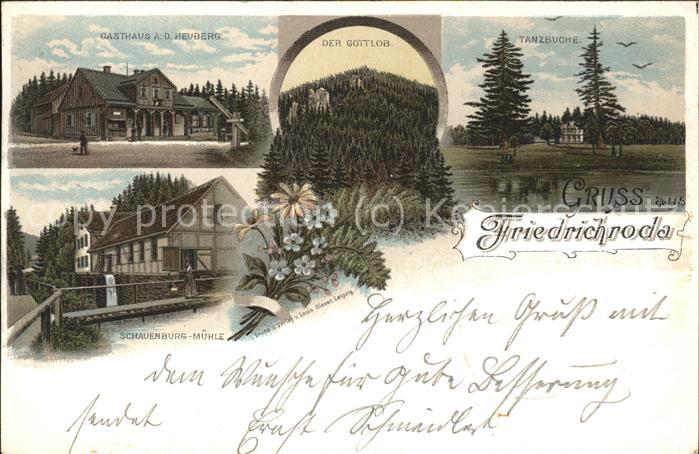 Friedrichroda Tanzbuche Gottlob Heuberg Schauenburg-Muehle