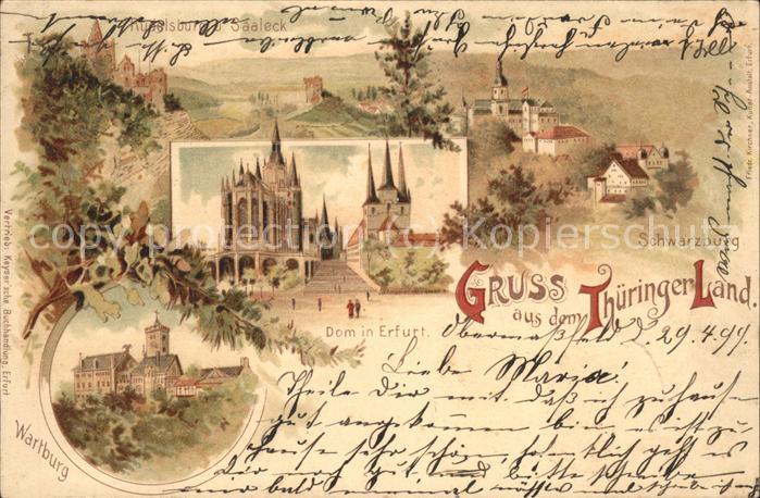 Schwarzburg Thueringer Wald Dom Wartburg