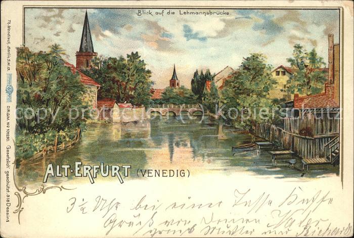 Erfurt Lehmannsbrücke Venedig