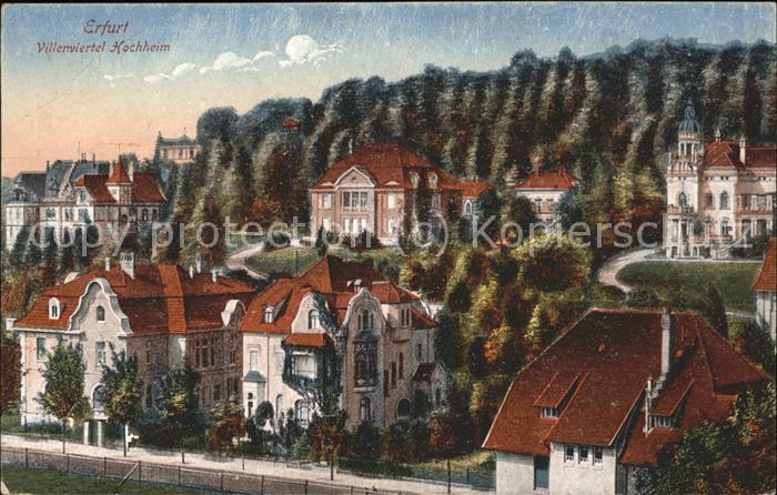 ERFURT CITY Villenviertel Hochheim