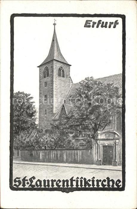 ERFURT CITY St. Laurentiikirche