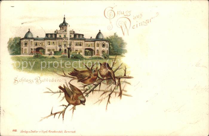 Weimar Thueringen Schloss Belvedere