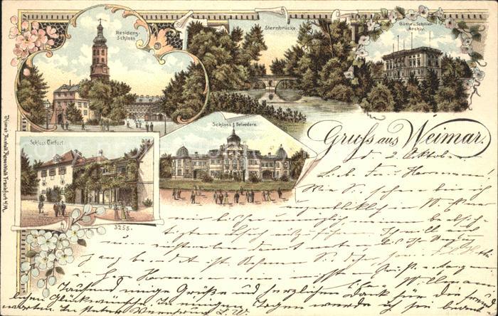 Weimar Thueringen Schloss Belvedere Residenz-Schloss