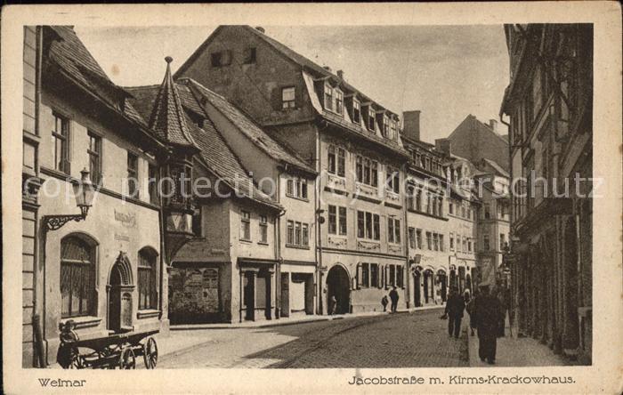 Weimar Thueringen Jacobstr. Kirms-Krackowhaus