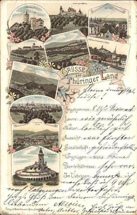 Weimar Thueringen Erfurt Kyffhäuser Denkmal