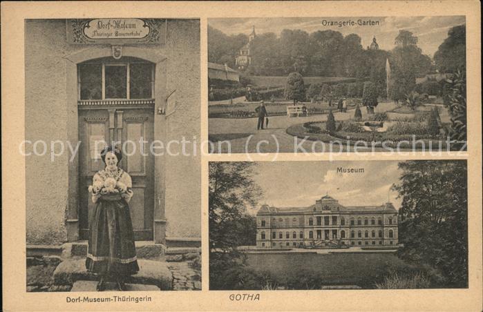 Gotha Thueringen Orangerie-Garten Dorf-Museum-Thüringeri