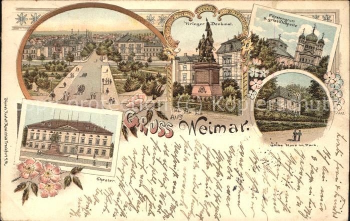 Weimar Thueringen Fürstengruft Theater