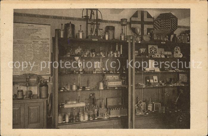 Weimar Thueringen Goethe Nationalmuseums Phsiksaale