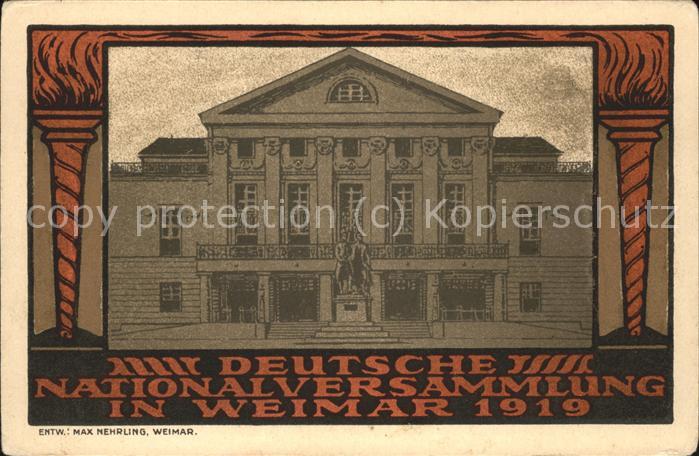 Weimar Thueringen Deutsche Nationalversammlung