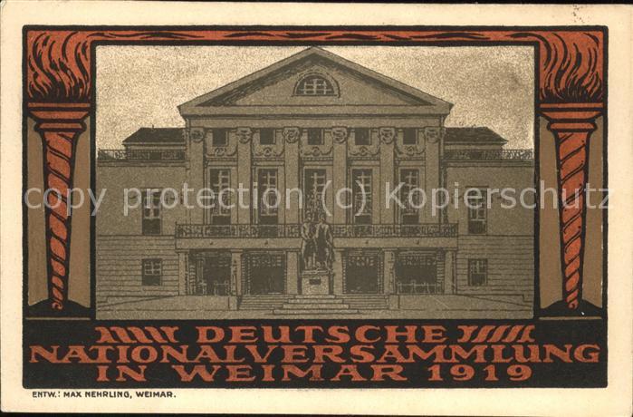 Weimar Thueringen Deutsche Nationalversammlung