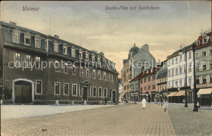 Weimar Thueringen Goethe-Platz
