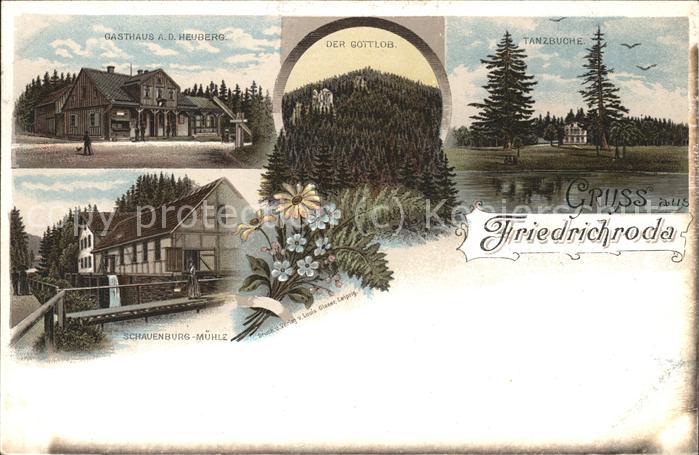 Friedrichroda Gottlob Tanzbuche Gasthaus Heuberg