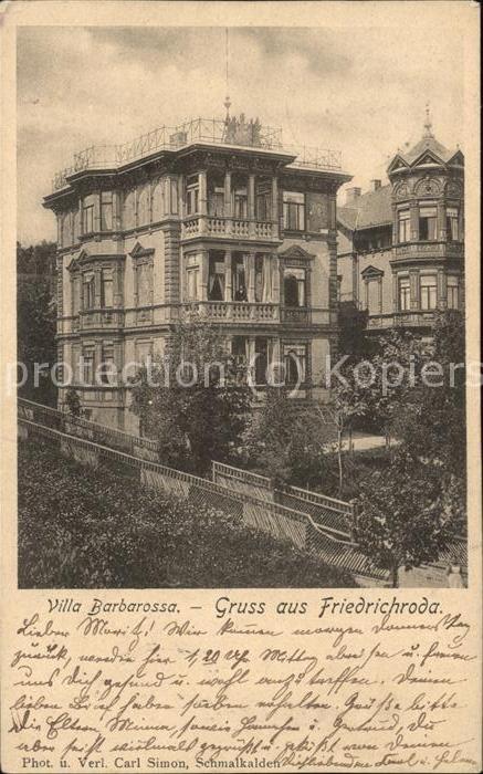 Friedrichroda Villa Barbarossa