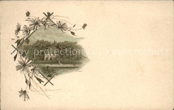 Weimar Thueringen Goethes Gartenhaus