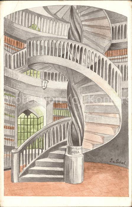 Weimar Thueringen Wendeltreppe