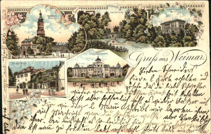 Weimar Thueringen Schloss Belvedere Residenz-Schloss