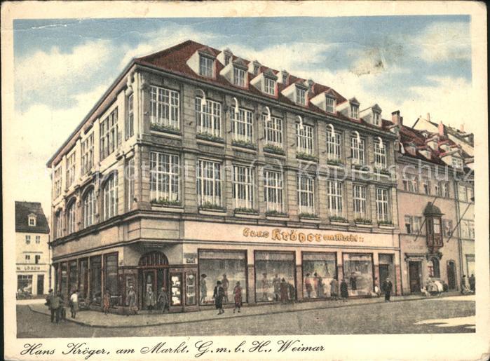 Weimar Thueringen Hans Kroeger Markt GmbH Modehaus