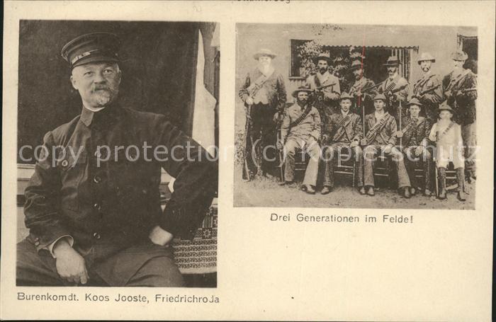 Friedrichroda Drei Generationen Felde BUrenkomdt. Koo