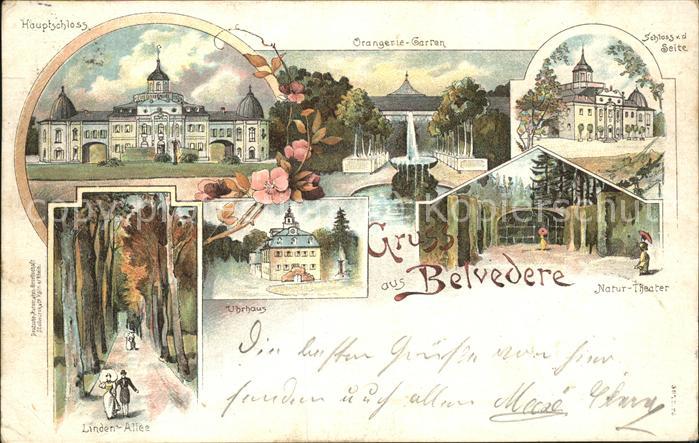 Weimar Thueringen Belvedere Schloss Natur-Theater Oranger