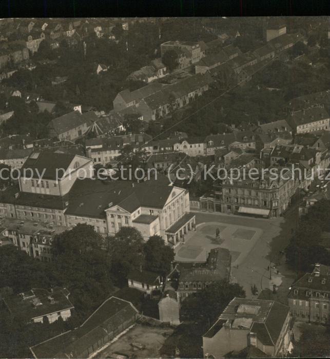 Weimar Thueringen Fliegeraufnahme Nationaltheater