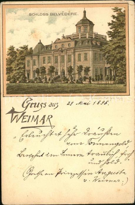 Weimar Thueringen Schloss Belvedere