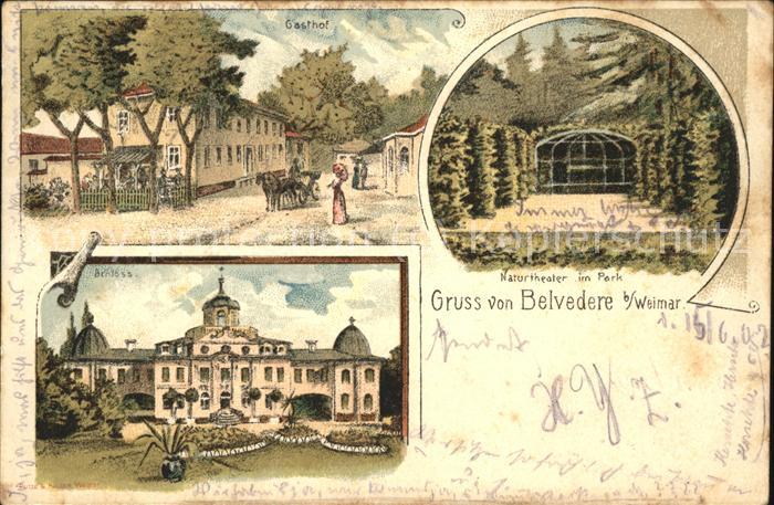 Weimar Thueringen Belvedere Naturtheater Schloss