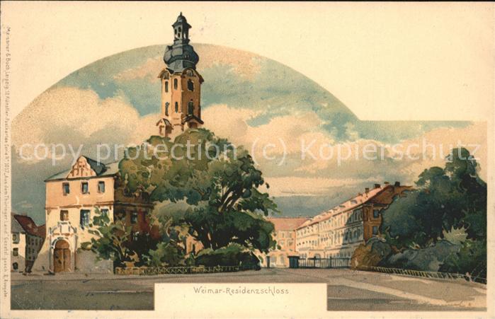 Weimar Thueringen Residenzschloss