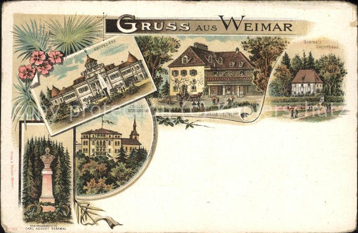 Weimar Thueringen Goethes Gartenhaus Belverdere