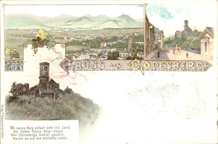 Godesberg Bad Burg Gedicht