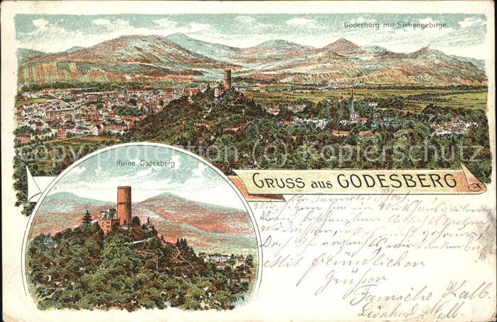 Godesberg Bad Ruine Godesberg Siebengebirge