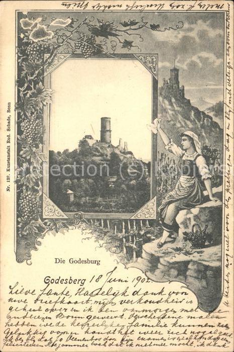 Godesberg Bad Godesburg Tracht