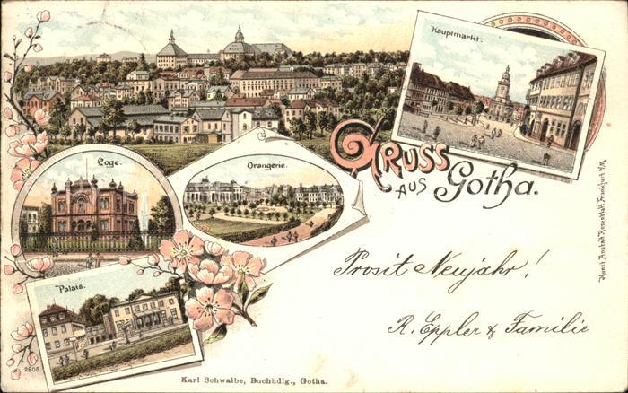 Gotha Thueringen Orangerie Loge Palais Hauptmarkt