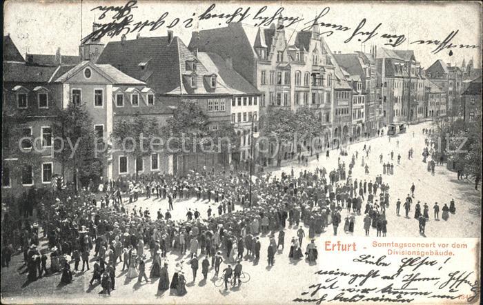 Erfurt Sonntagsconcert Divisonsgebäude