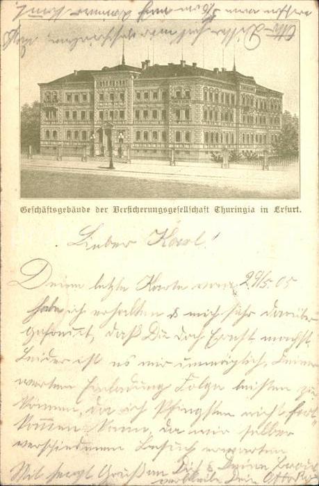 Erfurt Versicherungsgesellschaft Thuringia