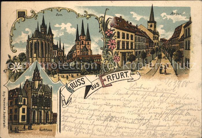 Erfurt Rathaus Angerstr. Dom